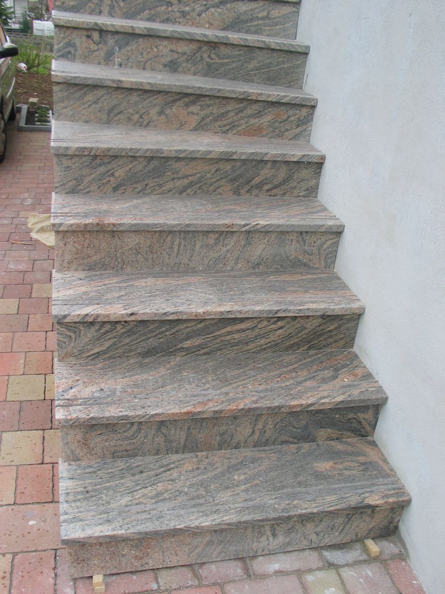 Kamnita obloga zunanjega stopnišča
